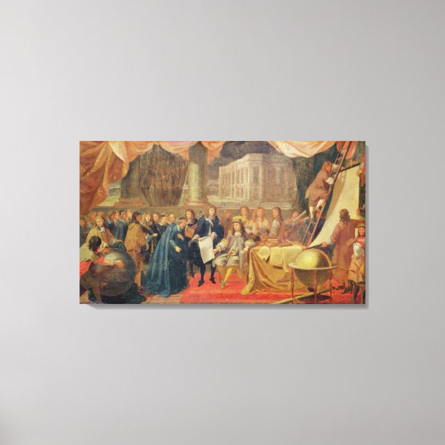 Toile Étude pour la création de l'Académie (Recto)
