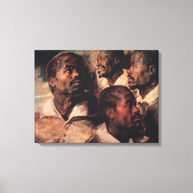 Toile Études de la tête d'un Noir (Recto)