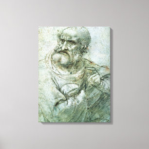 Toile Étudiez pour un apôtre du dernier dîner, c.1495