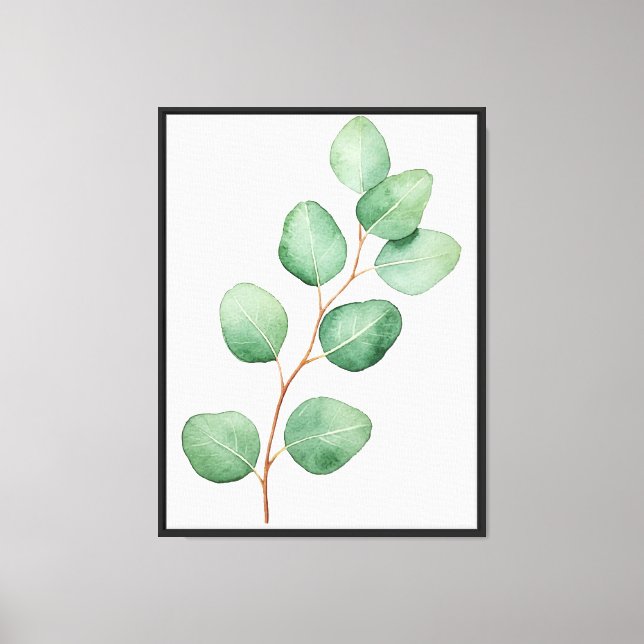 Toile Eucalyptus à feuilles argentées (Recto)