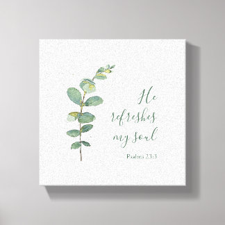 Toile Eucalyptus d'origine Écriture biblique