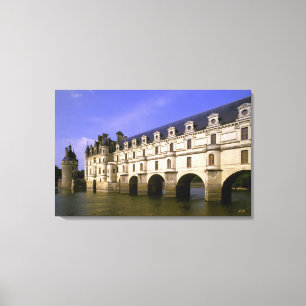Toile Europe, France, vallée de la Loire. Château