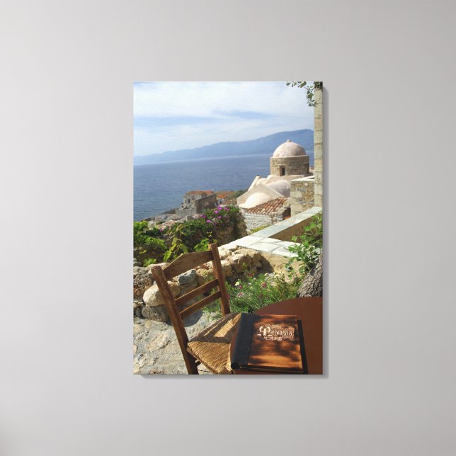 Toile Europe, Grèce, Péloponnèse, Monemvasia (simple (Recto)