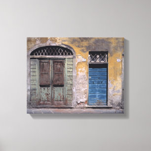 Toile Europe, Italie, Lucques. Ces vieilles portes ajout