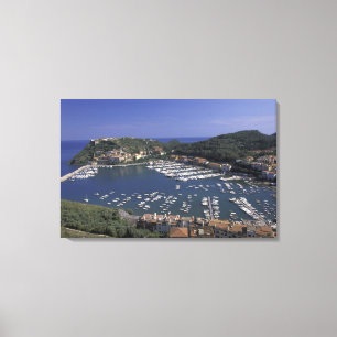 Toile Europe, Italie, Toscane, Porto Ercole, Vue de