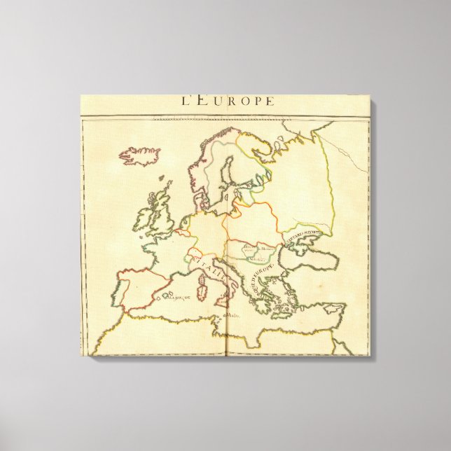 Toile Europe par religion 2 (Recto)