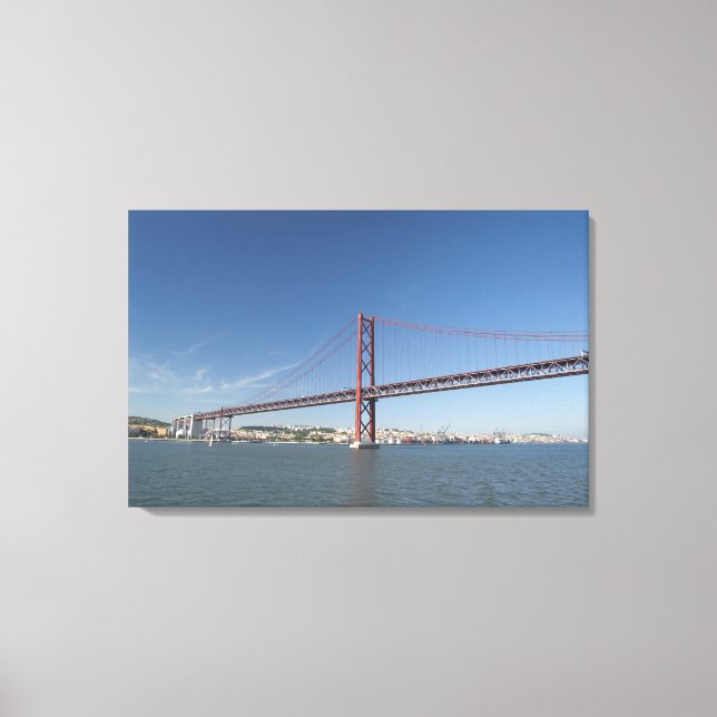 Toile Europe, Portugal, Lisbonne aka Lisboa). Ponte (Recto)