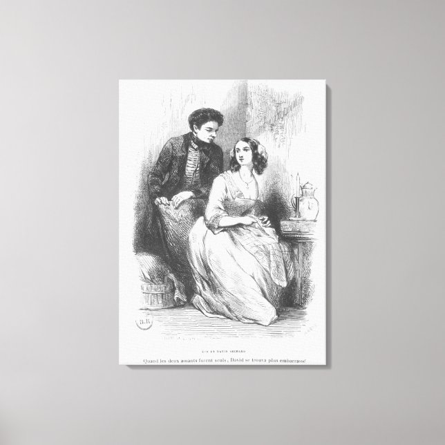 Toile Eve et David Sechard (Recto)