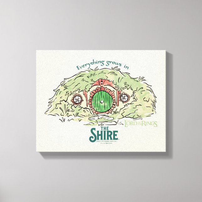 Toile Everything Grows in THE SHIRE™ (Recto)