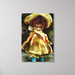 Toile EVIL DORA DOLL, hantée poupée produit effrayant