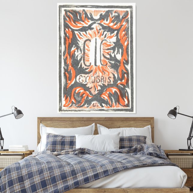 Toile Ex libris de Carel Lion Cachet (Insitu(Chambre))