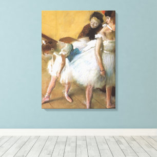 Toile Examen de danse par Edgar Degas, Ballet Vintage