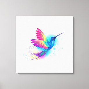 Toile Exotic Rainbow Hummingbird