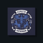 Toile Expecto Patronum Vintage Silhouette Graphic<br><div class="desc">Channel the power of light with this bold Expecto Patronum design, inspired by one of the most iconic spells in the wizarding world. Featuring a striking crest-style composition with majestic Patronus forms, lightning bolt accents, feathers, and sparkling magical details, this artwork captures the strength and protection embodied by the Patronus...</div>