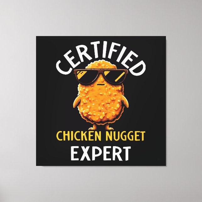 Toile Expert certifié en nuggets de poulet (Recto)