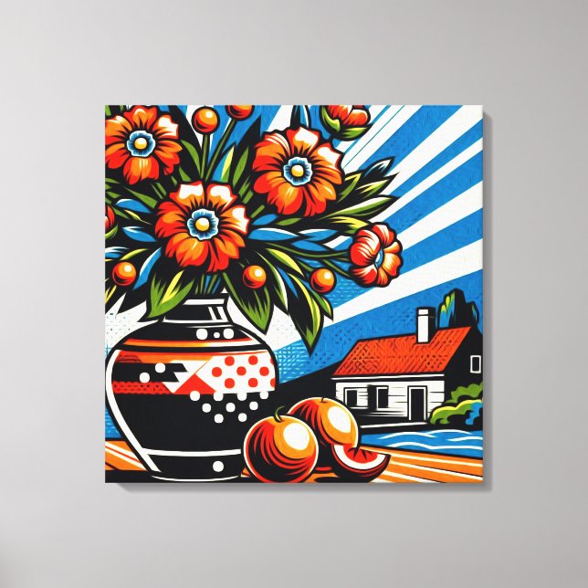 Toile Explosion de Couleur (Recto)
