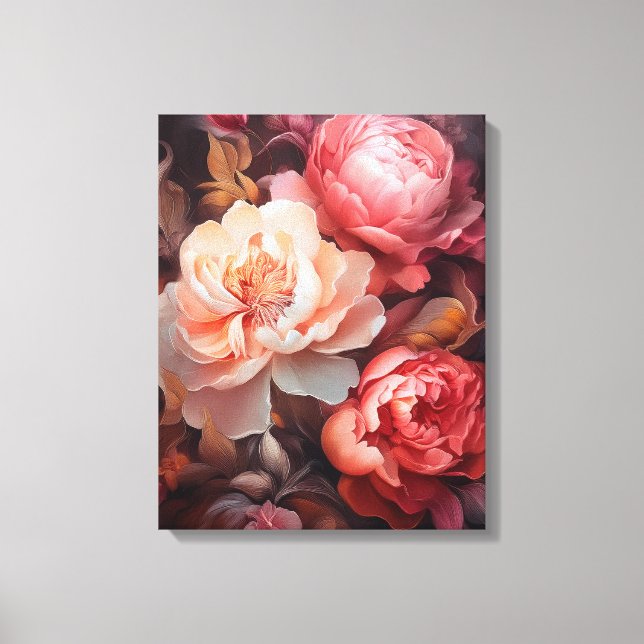 Toile Explosion florale (Recto)