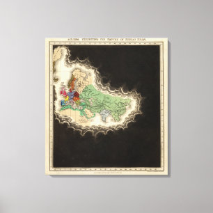 Toile Exposition de l'empire de l'ANNONCE 1294 de Kublai