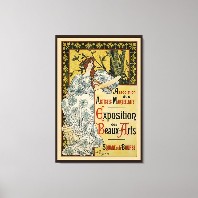 Toile Exposition des Beaux-Arts (Recto)