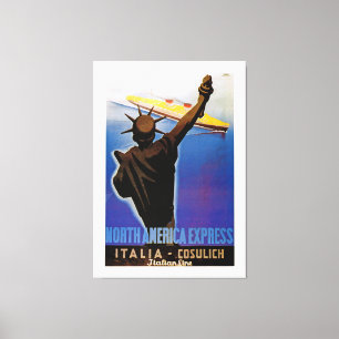 Toile Express d'Amérique du Nord ~ Ligne italienne - XL