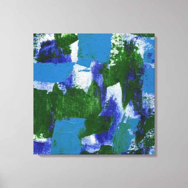 Toile Expression Abstraite #4 par Michael Moffa (Recto)