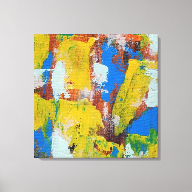 Toile Expression Abstraite #8 par Michael Moffa (Recto)