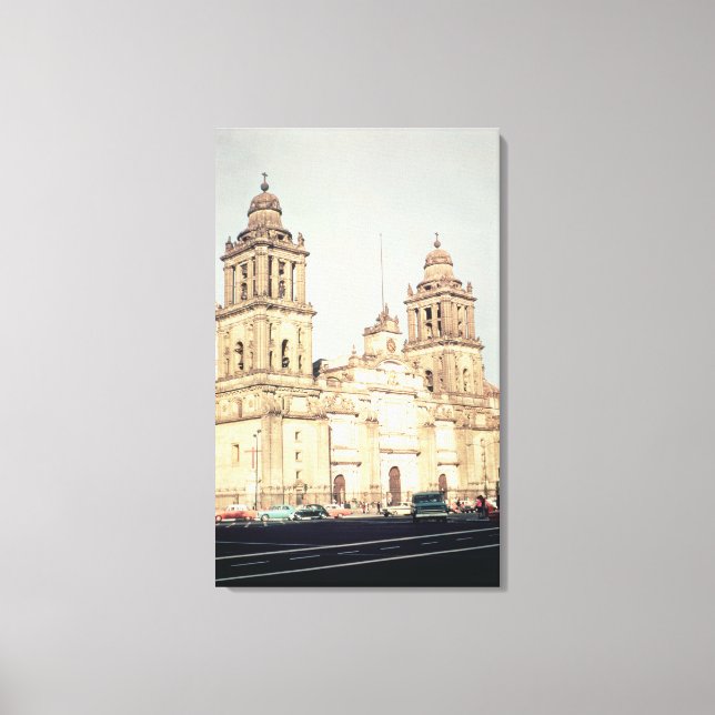 Toile Extérieur de la cathédrale de Mexico (Recto)