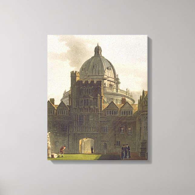 Toile Extérieur du Brasenose College et de la bibliothèq (Recto)