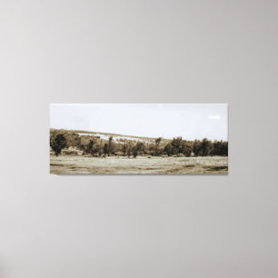 Toile Extra grand paysage photo vintage