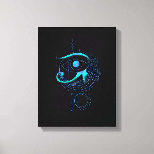 Toile Eye Of Ra Geometry Cosmic Spiritual (Recto)