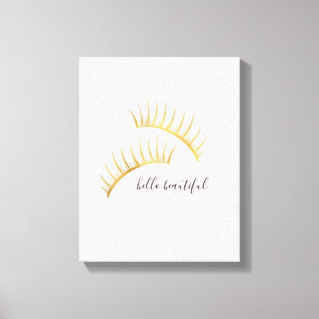 Toile Eyelashes rose Glam Or (Recto)