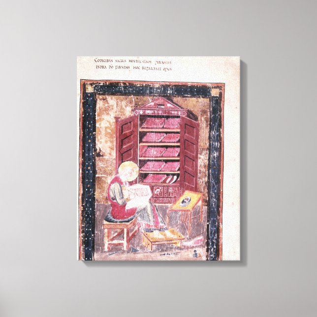 Toile Ezra écrit les livres sacrés (Recto)
