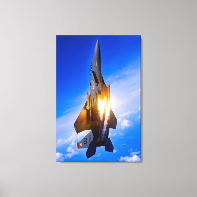 Toile F-15E GRÈVE EAGLE 24x36 (Recto)