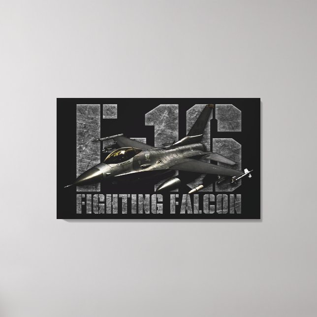 Toile F-16 Faucon combattant (Recto)
