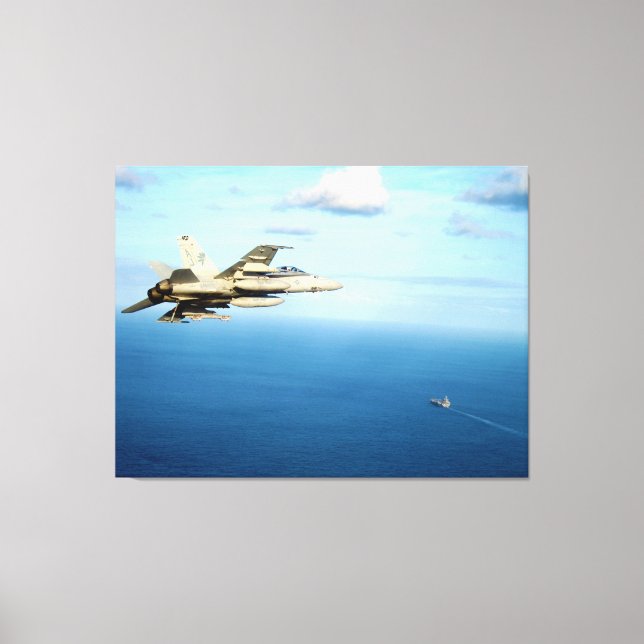 Toile F/A-18A Hornet Strike Fighter Escadron 87 (Recto)