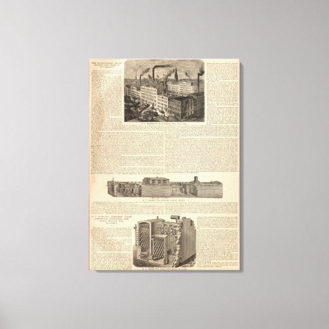 Toile Fabrication, Entrepôts (Recto)