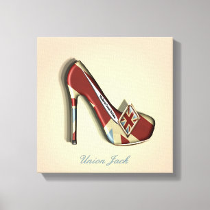 Toile Fabriqué En Grande-Bretagne Union Jack Stiletto Ch
