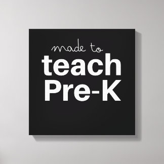 Toile Fabriqué pour enseigner prek drôle professeur de p
