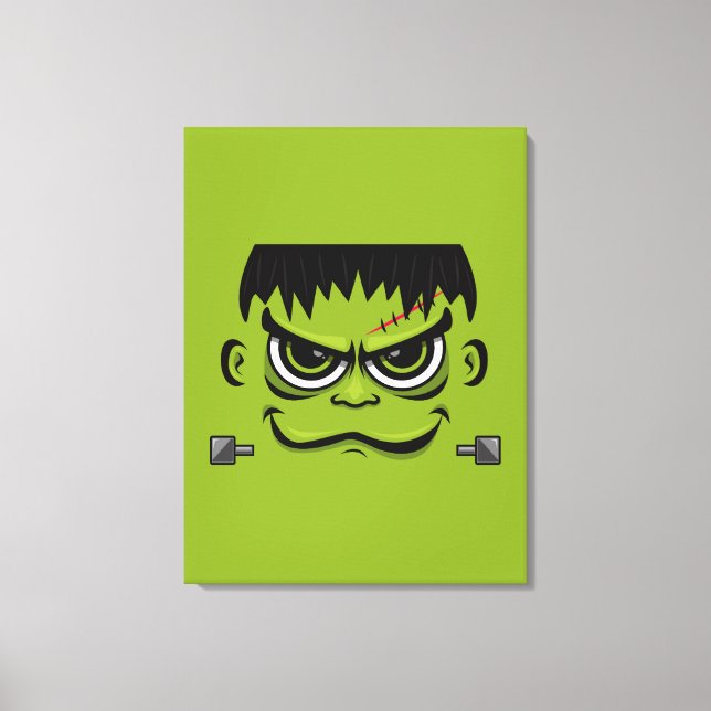 Toile Face Frankenstein Halloween (Recto)