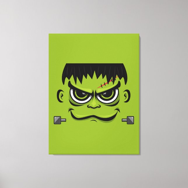 Toile Face Frankenstein Halloween (Recto)