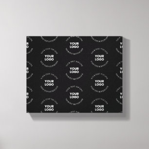 Toile Facile à remplacer Logo et Motif de texte modifiab