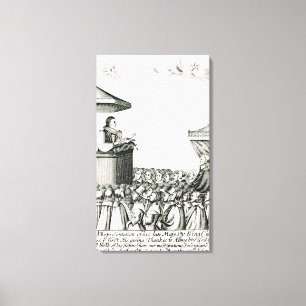 Toile Faire-part de la naissance du fils de Charles I