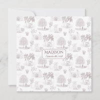 Toile Faire-part de naissance - Classic Quote Edit