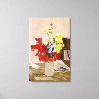 Toile Fairfield Porter - ANEMONE ET DAFFODIL 1965