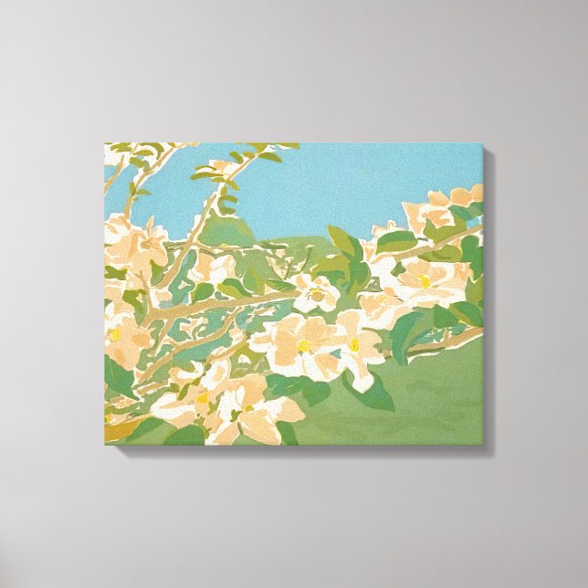 Toile Fairfield Porter - APPLE BLOSSOMS II 1974 (Recto)