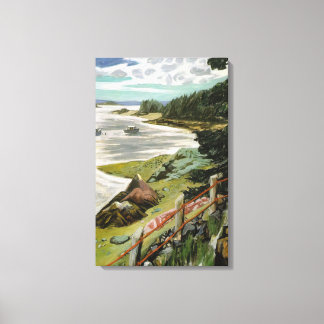 Toile Fairfield Porter - RED CABLES 1940