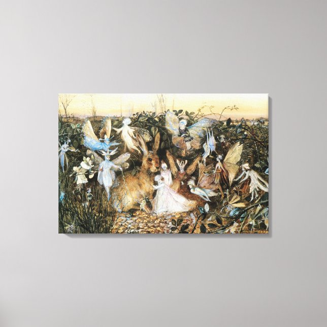 Toile Fairy Twilight de John Anster Fitzgerald (Recto)
