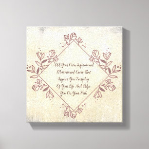 Toile Faites votre propre soumission Motivationnelle per