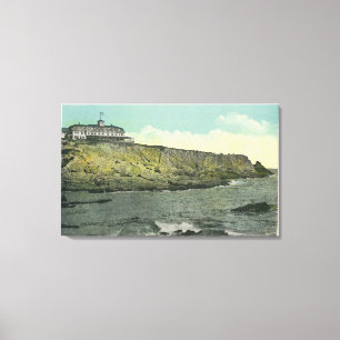 Toile Falaise de tête chauve et extérieur de Chambre d