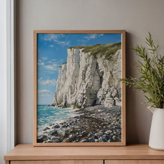 Toile Falaises blanches de Douvres Beach Art